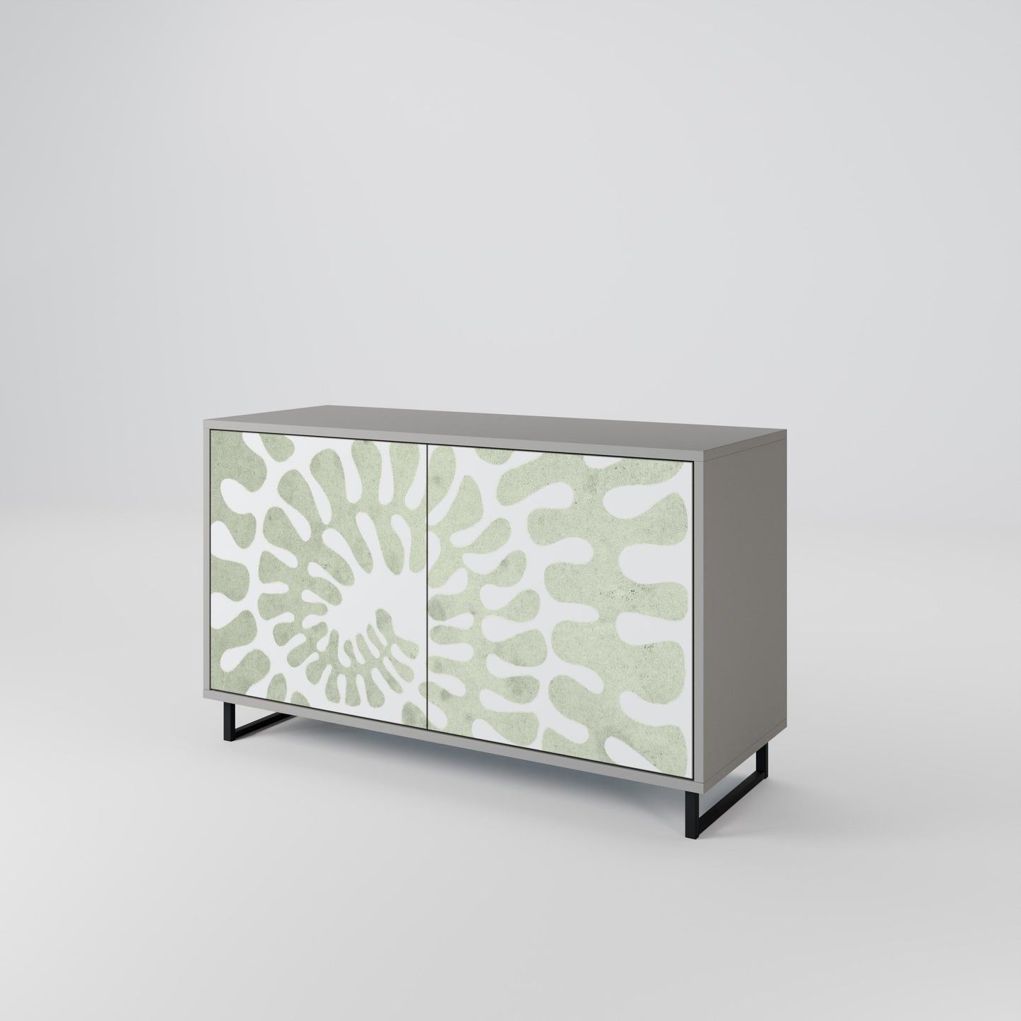 HELIX DANCE 2-Door Sideboard in Grey Finish