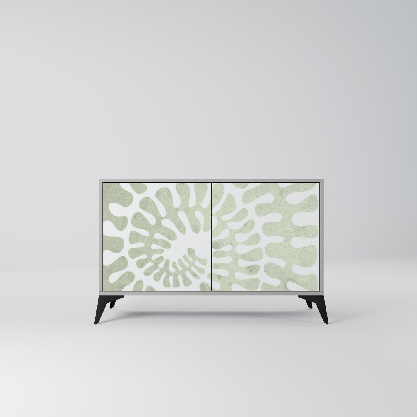 HELIX DANCE 2-Door Sideboard in Grey Finish