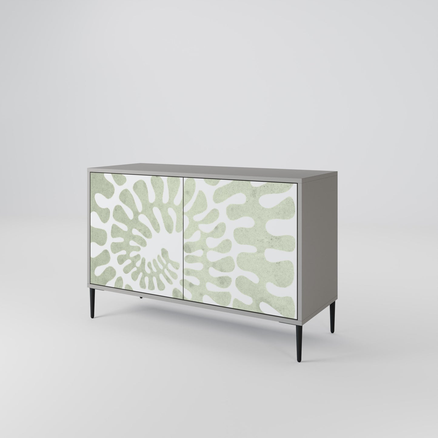 HELIX DANCE 2-Door Sideboard in Grey Finish