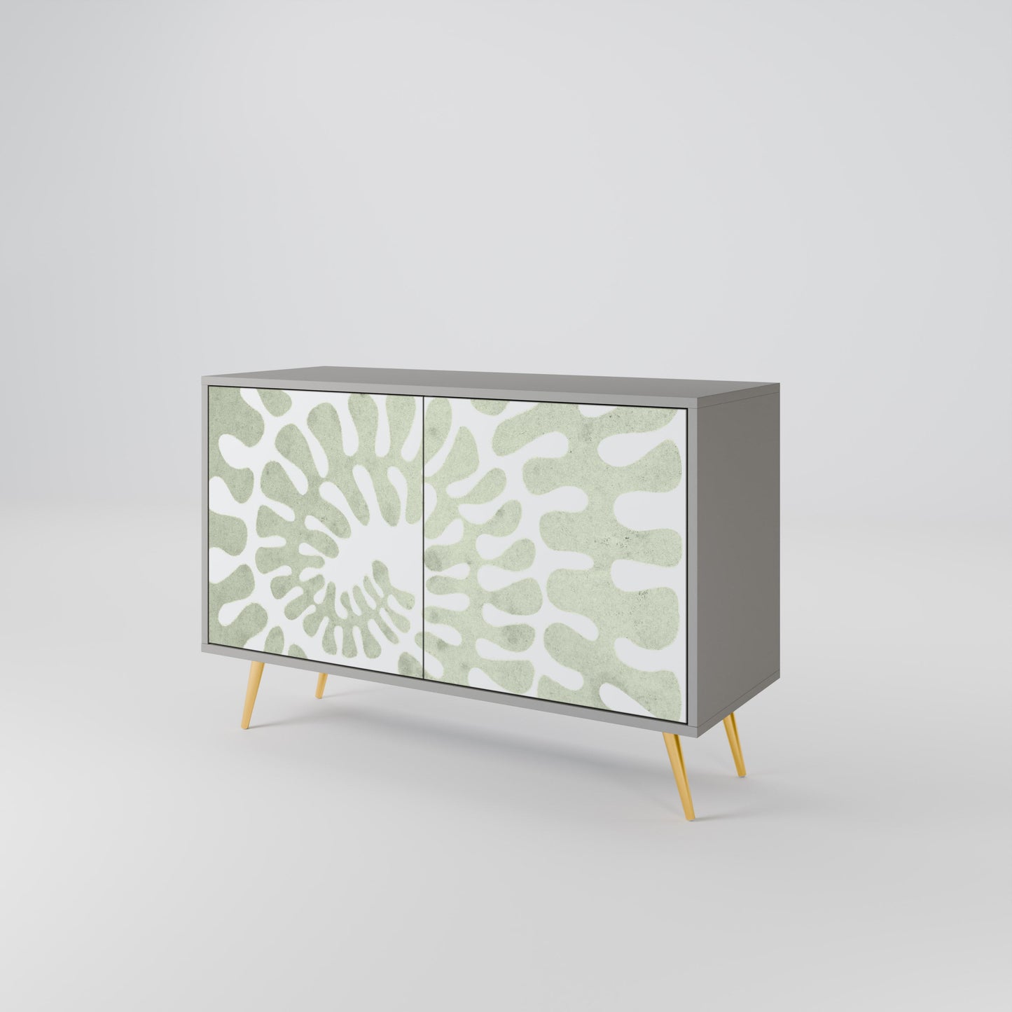 HELIX DANCE 2-Door Sideboard in Grey Finish