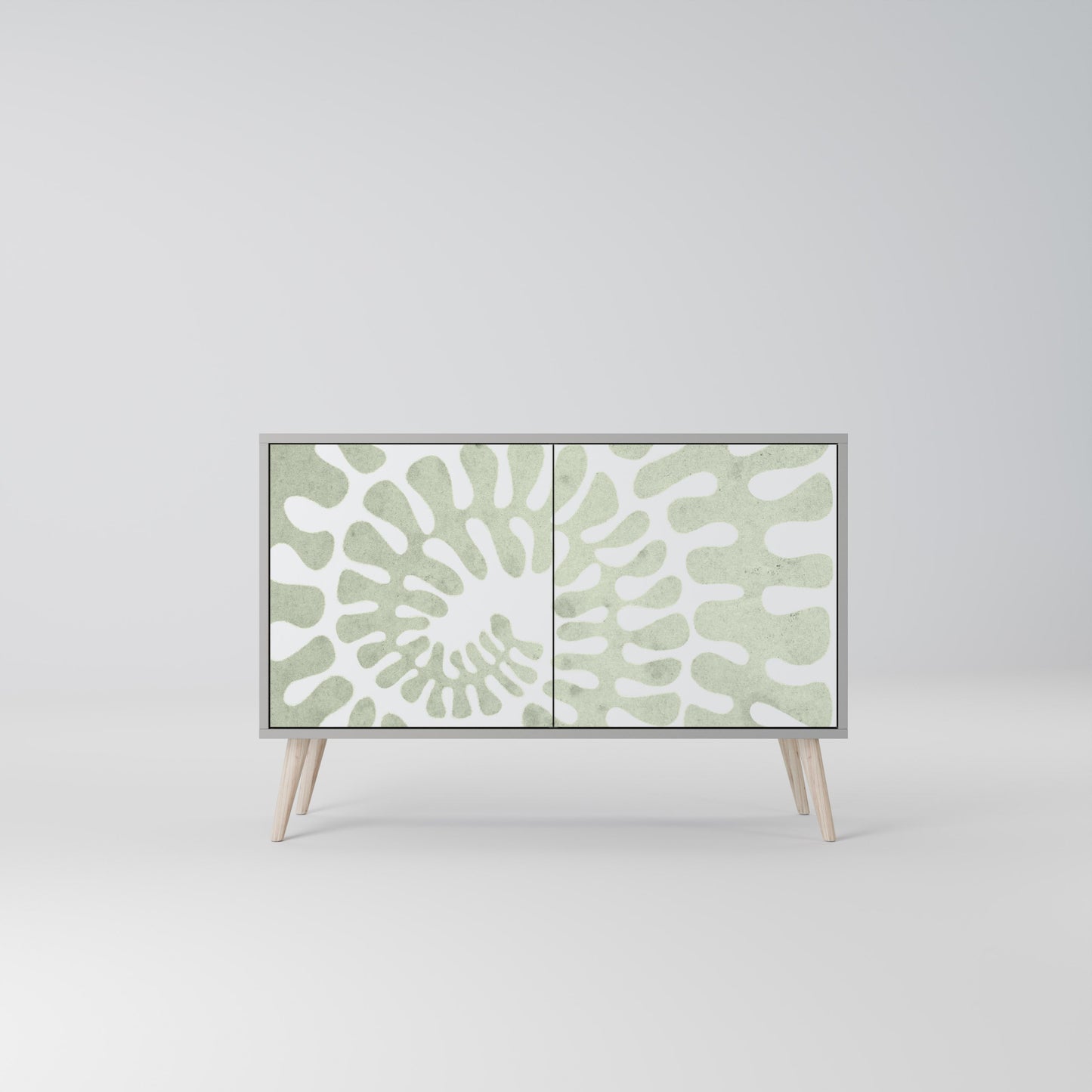 HELIX DANCE 2-Door Sideboard in Grey Finish