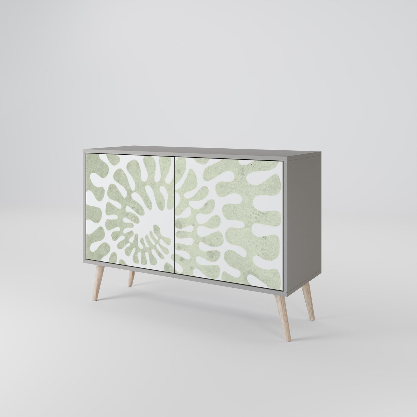 HELIX DANCE 2-Door Sideboard in Grey Finish
