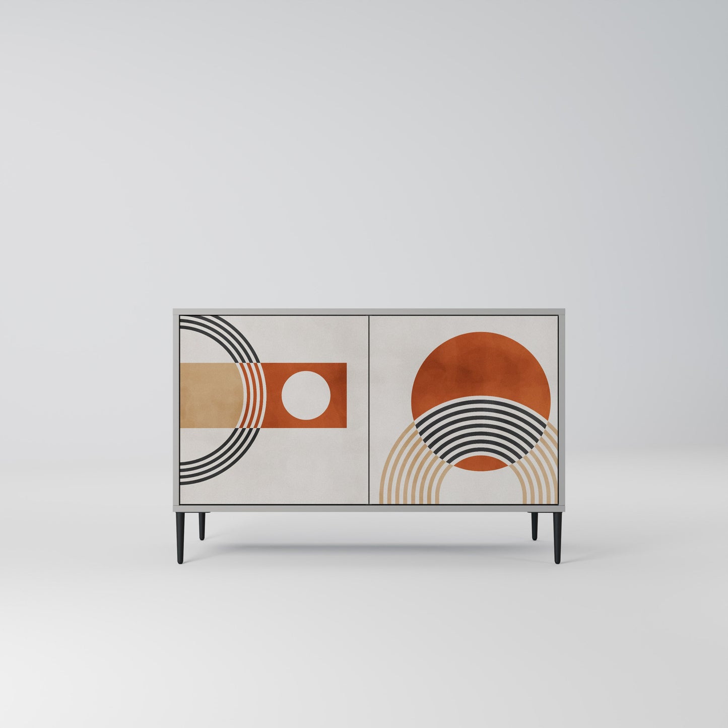 SPACE AROUND 2-Door Sideboard in Grey Finish
