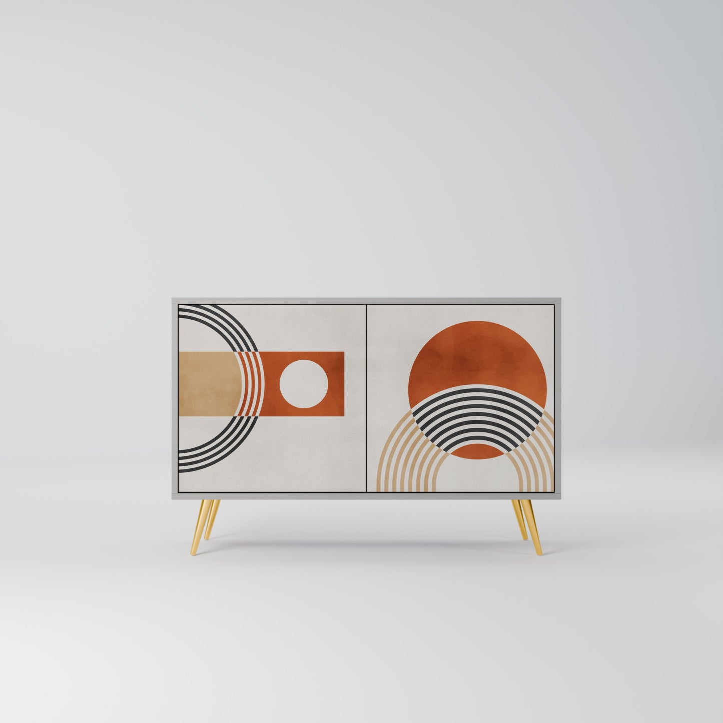 SPACE AROUND 2-Door Sideboard in Grey Finish
