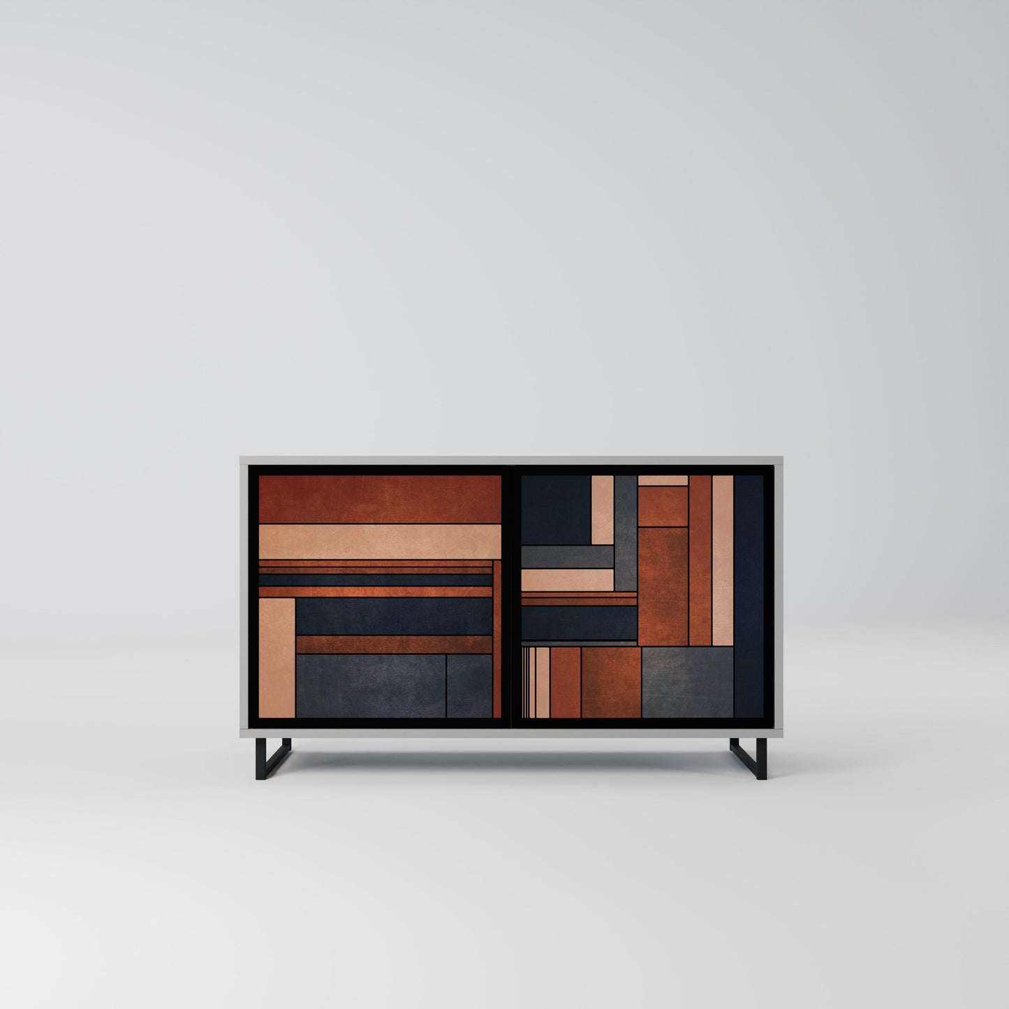 INTREPID FORMATION 2-Door Sideboard in Grey Finish