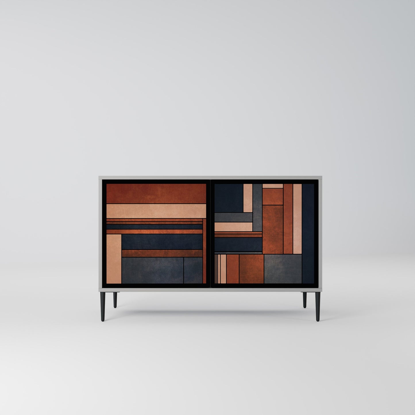 INTREPID FORMATION 2-Door Sideboard in Grey Finish
