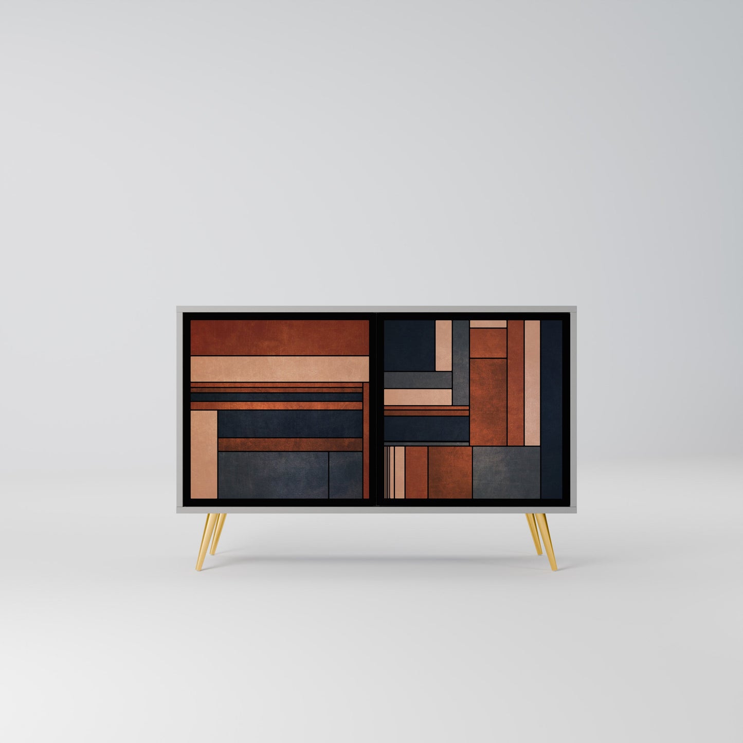 INTREPID FORMATION 2-Door Sideboard in Grey Finish