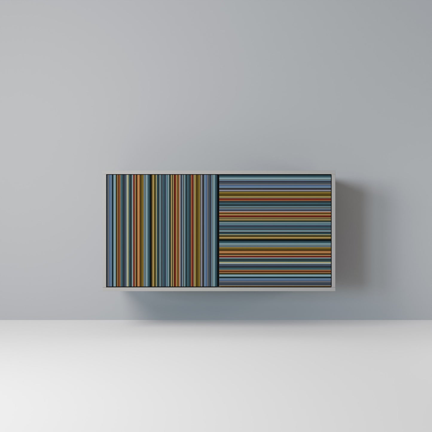 LINEOUT SPECTRUM 2-Door Sideboard in Grey Finish
