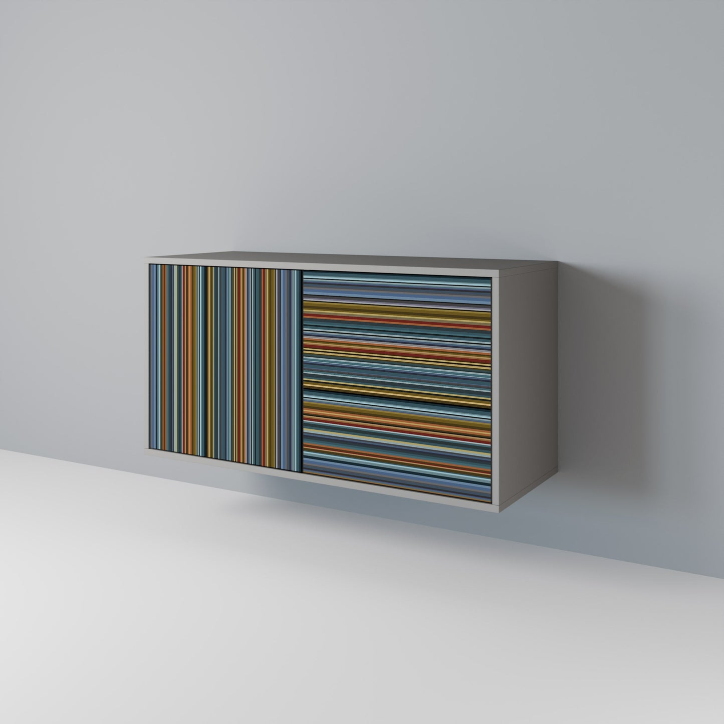 LINEOUT SPECTRUM 2-Door Sideboard in Grey Finish
