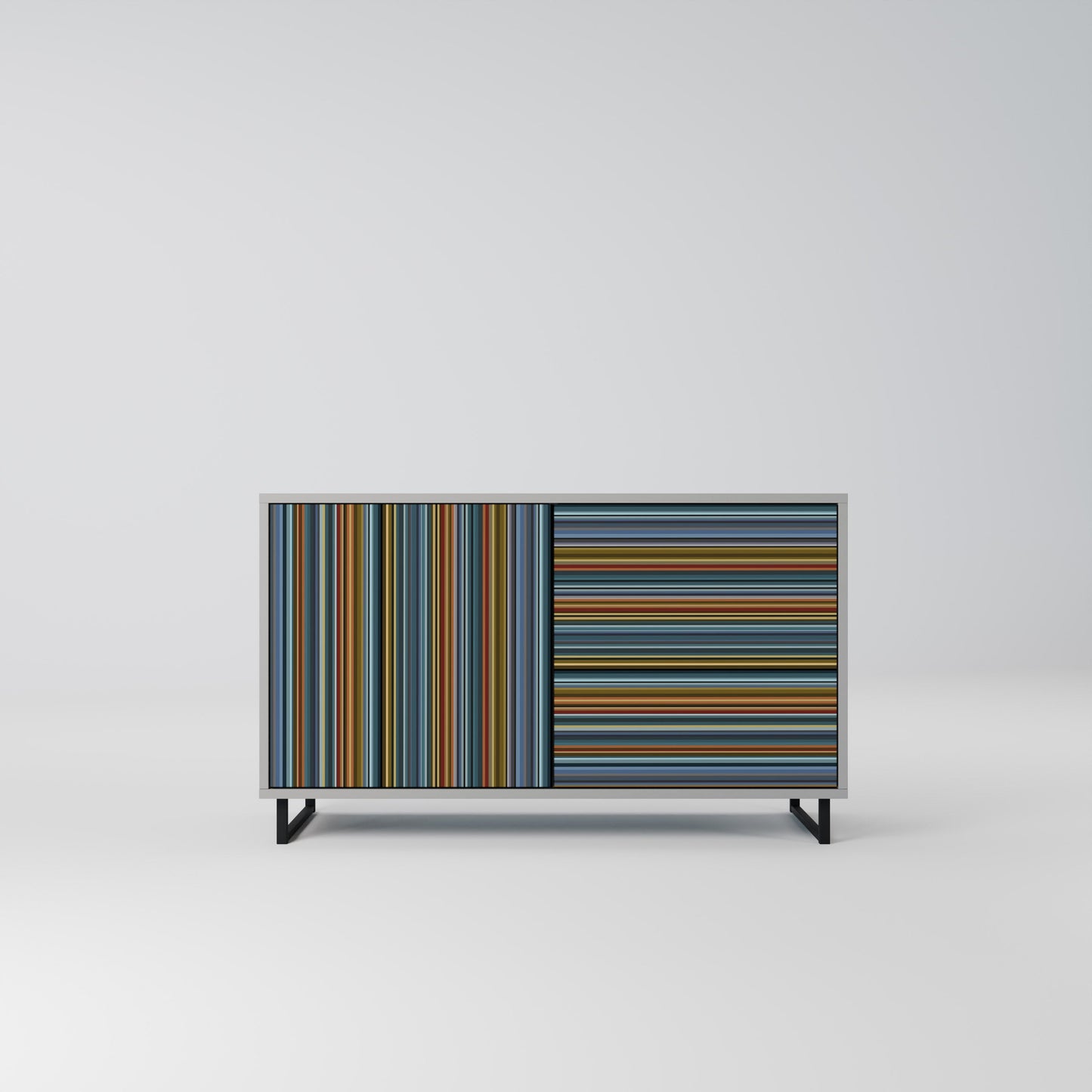 LINEOUT SPECTRUM 2-Door Sideboard in Grey Finish