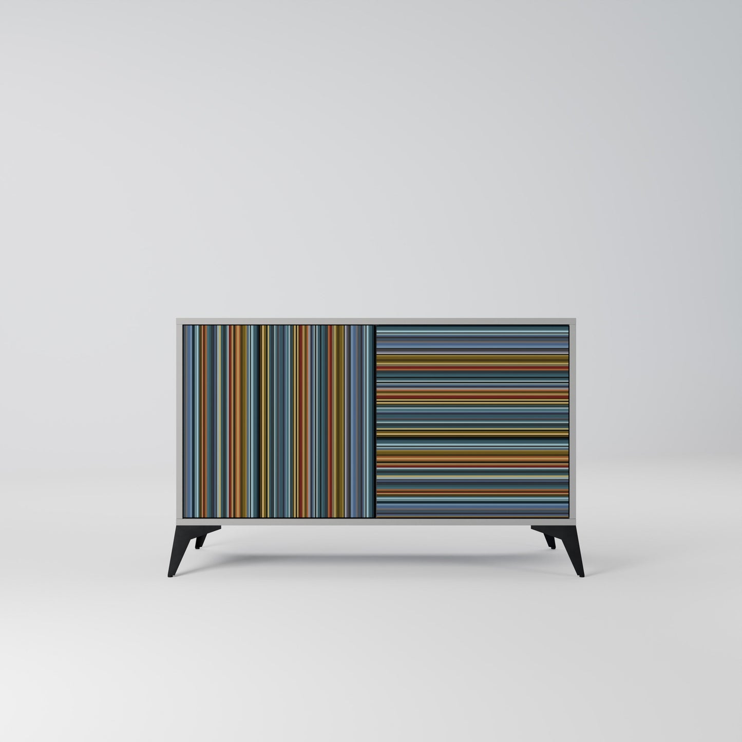 LINEOUT SPECTRUM 2-Door Sideboard in Grey Finish