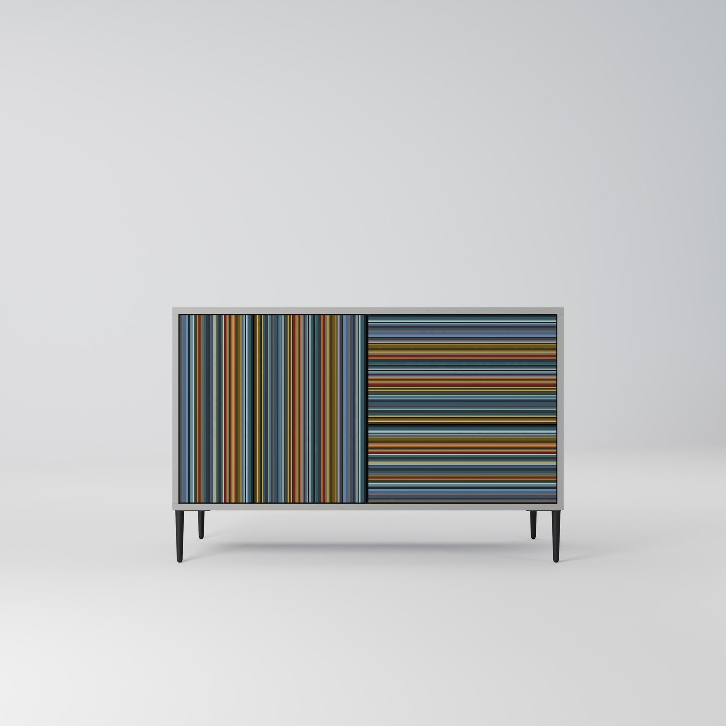 LINEOUT SPECTRUM 2-Door Sideboard in Grey Finish