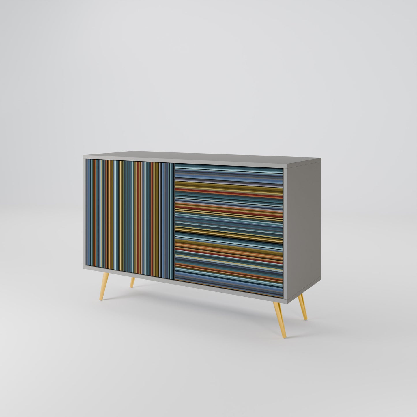 LINEOUT SPECTRUM 2-Door Sideboard in Grey Finish