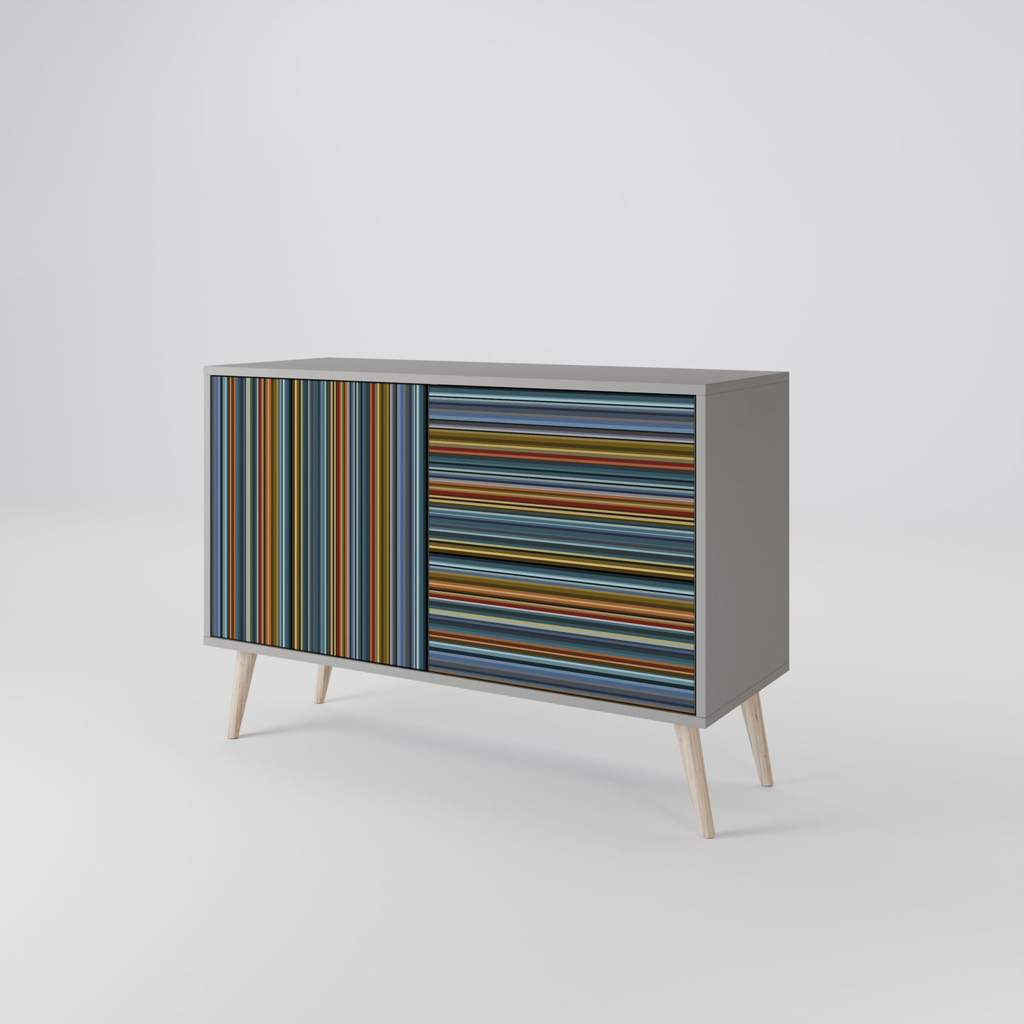 LINEOUT SPECTRUM 2-Door Sideboard in Grey Finish