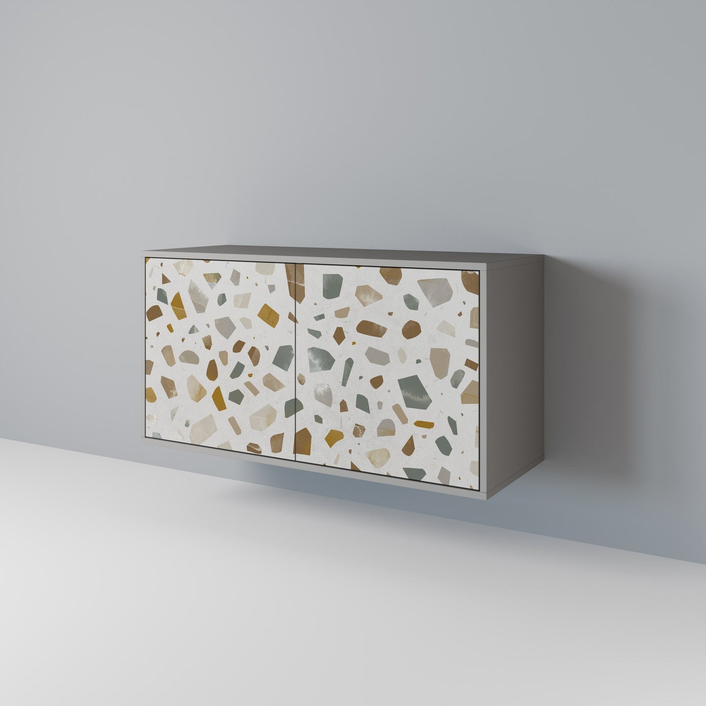 PIECES OF TOMORROW 2-Door Sideboard in Grey Finish