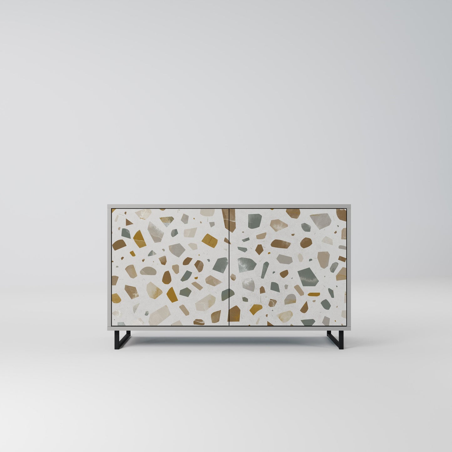 PIECES OF TOMORROW 2-Door Sideboard in Grey Finish