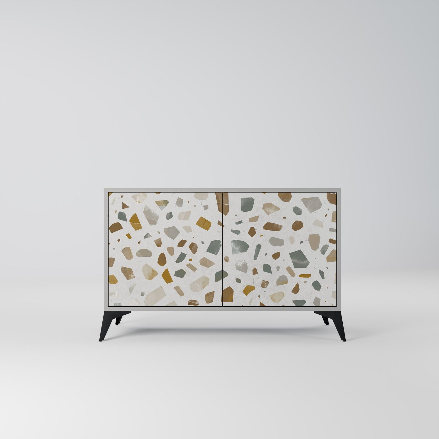 PIECES OF TOMORROW 2-Door Sideboard in Grey Finish