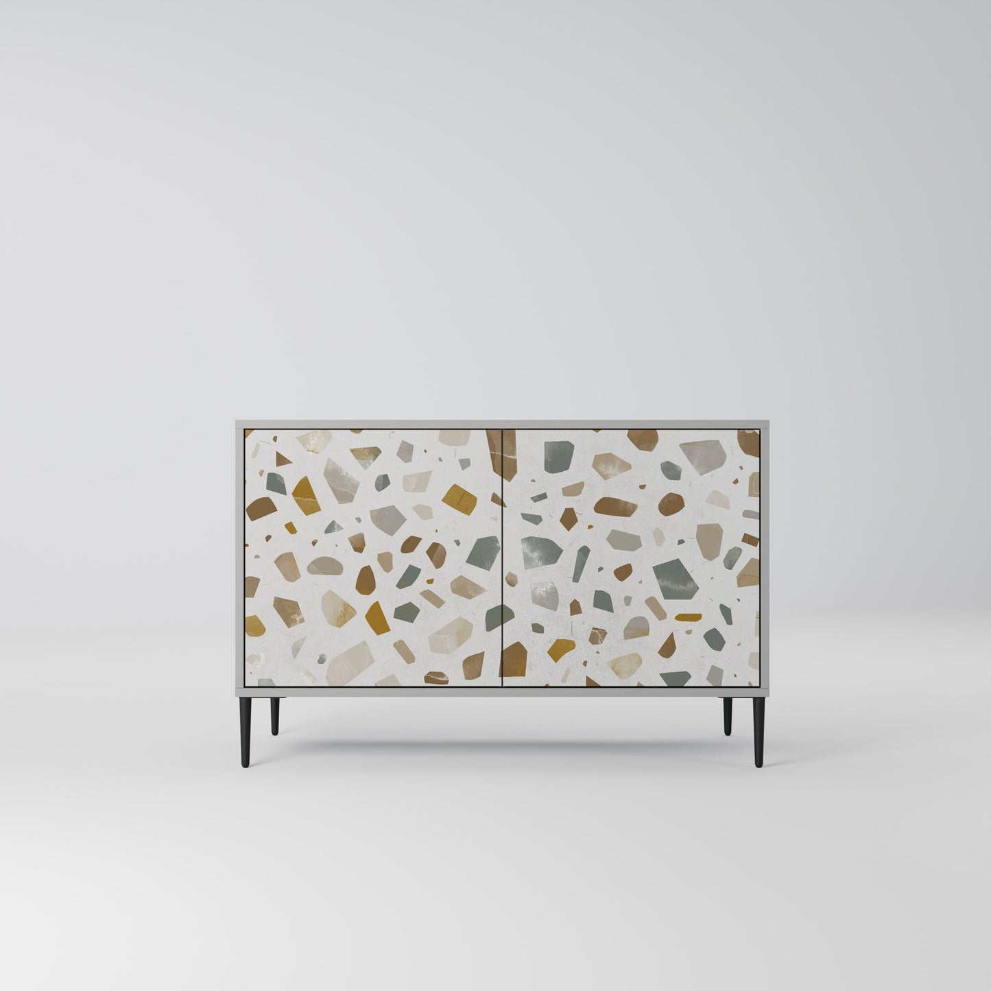 PIECES OF TOMORROW 2-Door Sideboard in Grey Finish