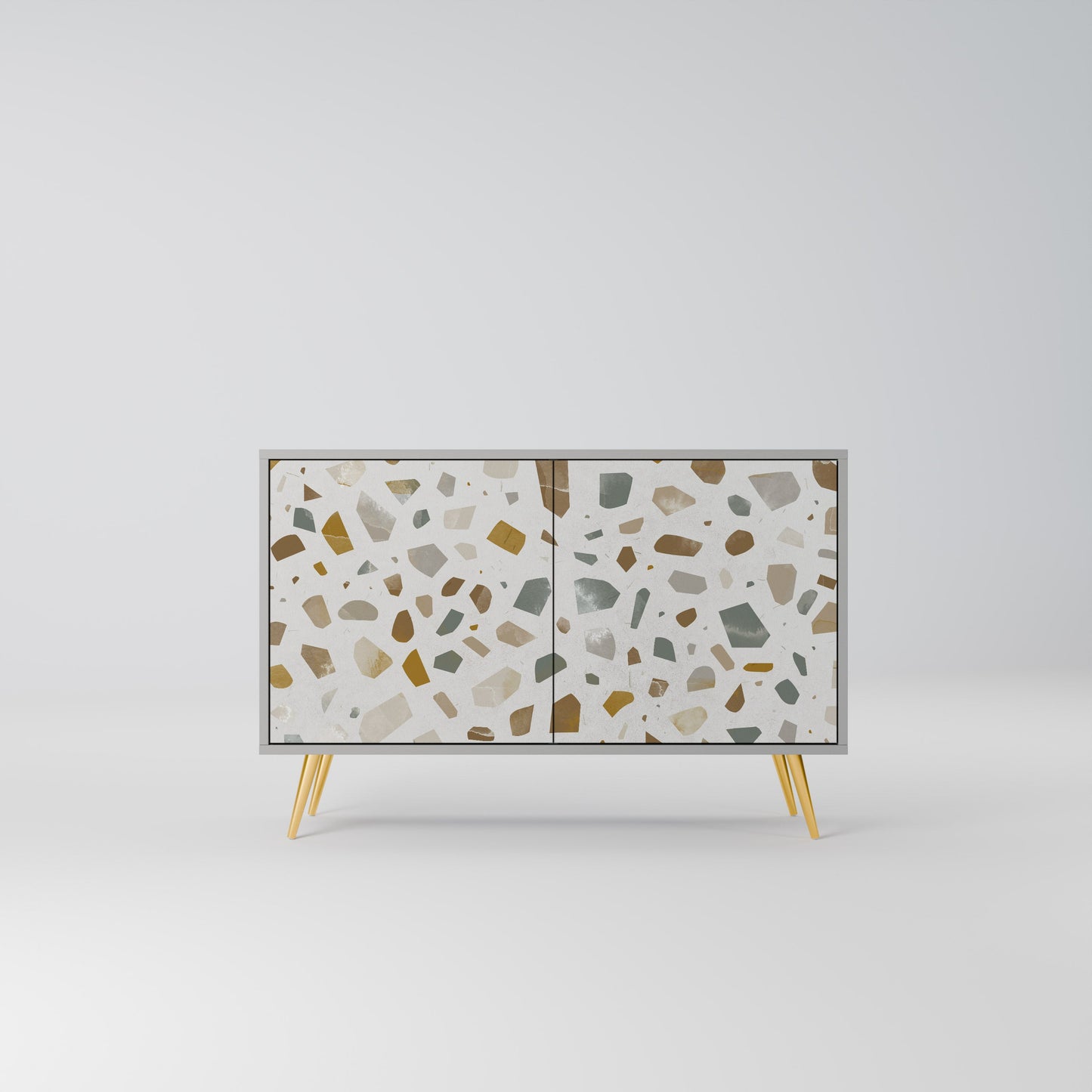 PIECES OF TOMORROW 2-Door Sideboard in Grey Finish