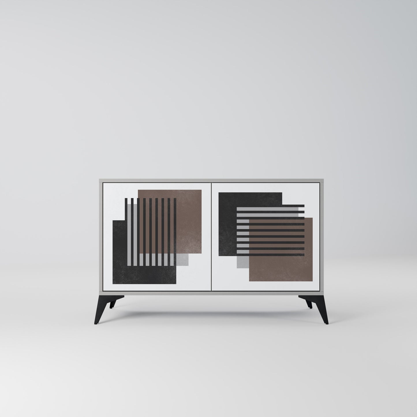 SHADOW SYNCHRONY 2-Door Sideboard in Grey Finish
