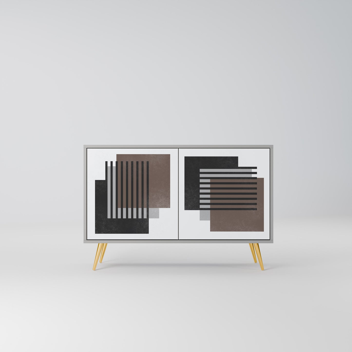 SHADOW SYNCHRONY 2-Door Sideboard in Grey Finish