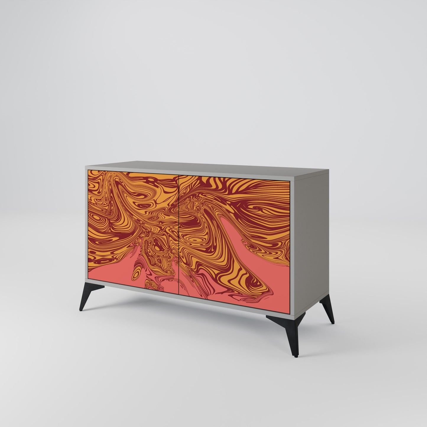 FLOATING THOUGHTS 2-Door Sideboard in Grey Finish