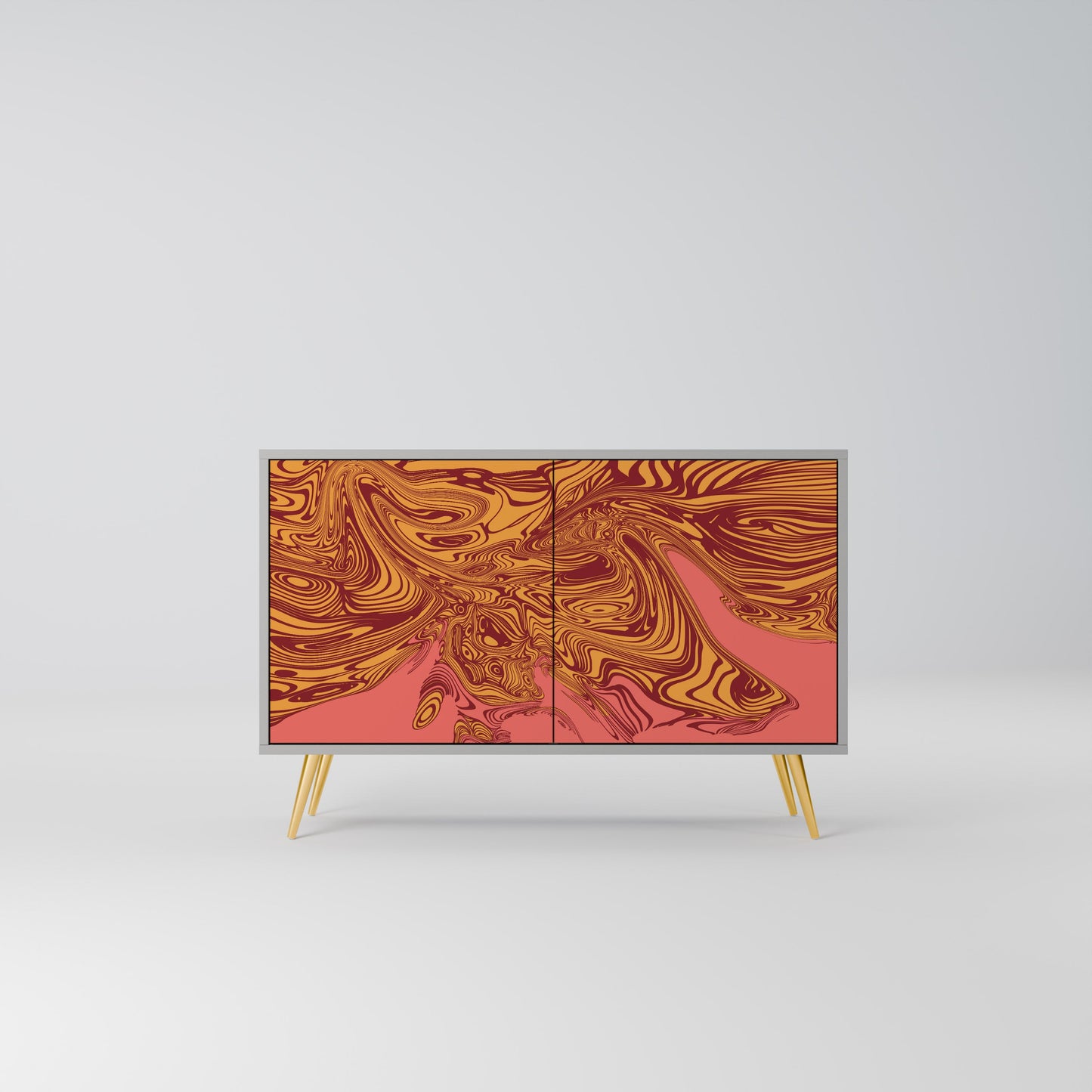 FLOATING THOUGHTS 2-Door Sideboard in Grey Finish