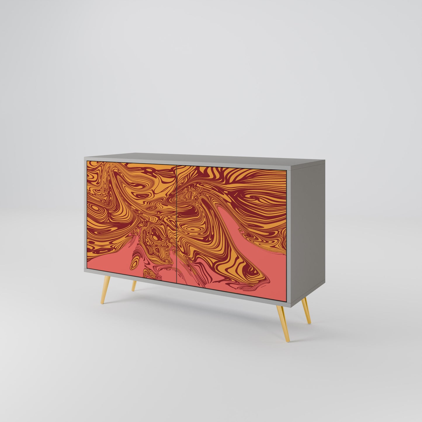 FLOATING THOUGHTS 2-Door Sideboard in Grey Finish