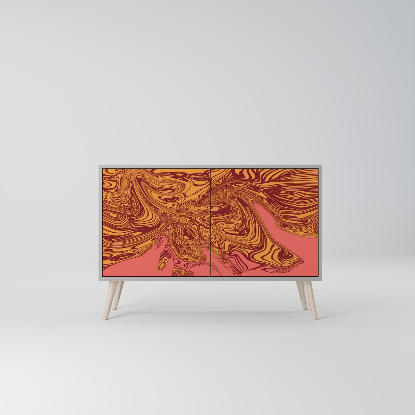 FLOATING THOUGHTS 2-Door Sideboard in Grey Finish