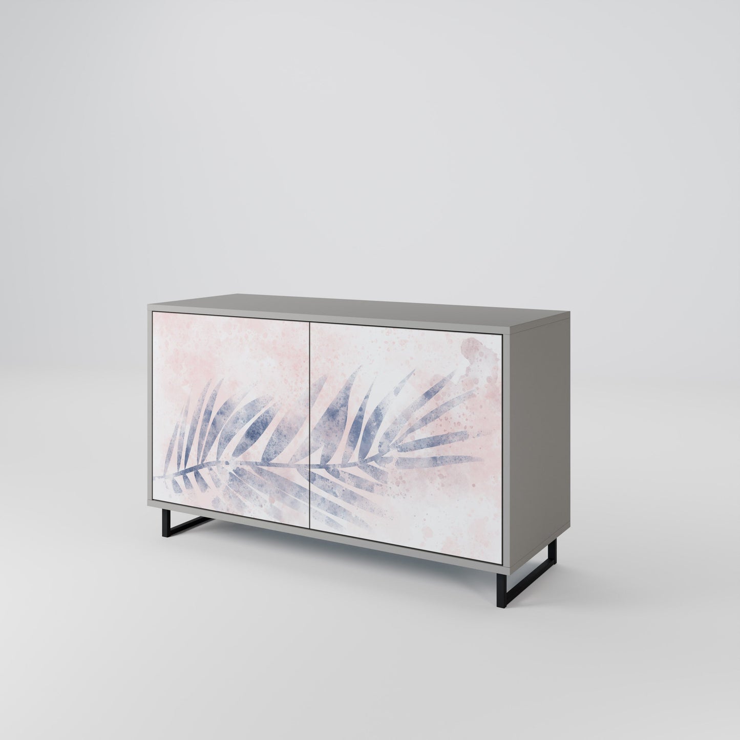 TIMELESS FLOAT 2-Door Sideboard in Grey Finish