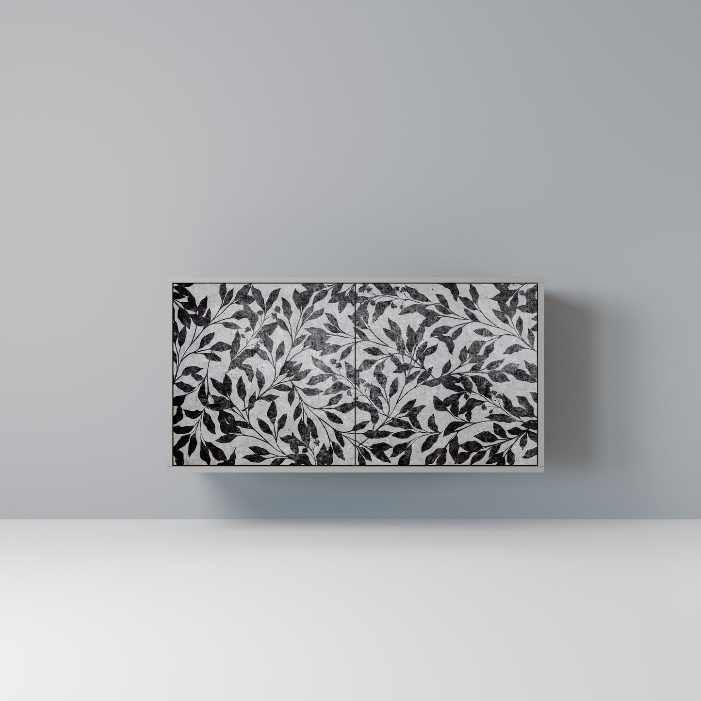 CHARCOAL SPROUT 2-Door Sideboard in Grey Finish
