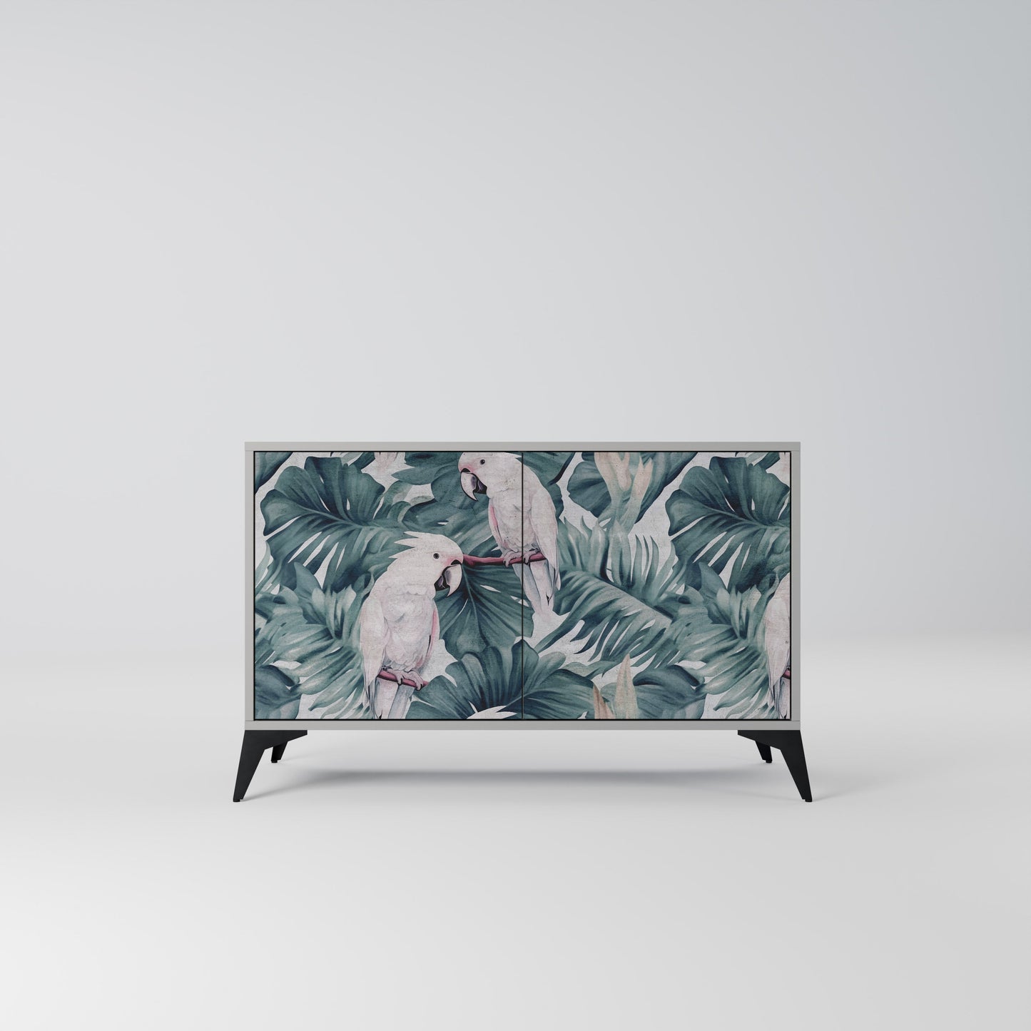 POPINJAY LOOK 2-Door Sideboard in Grey Finish