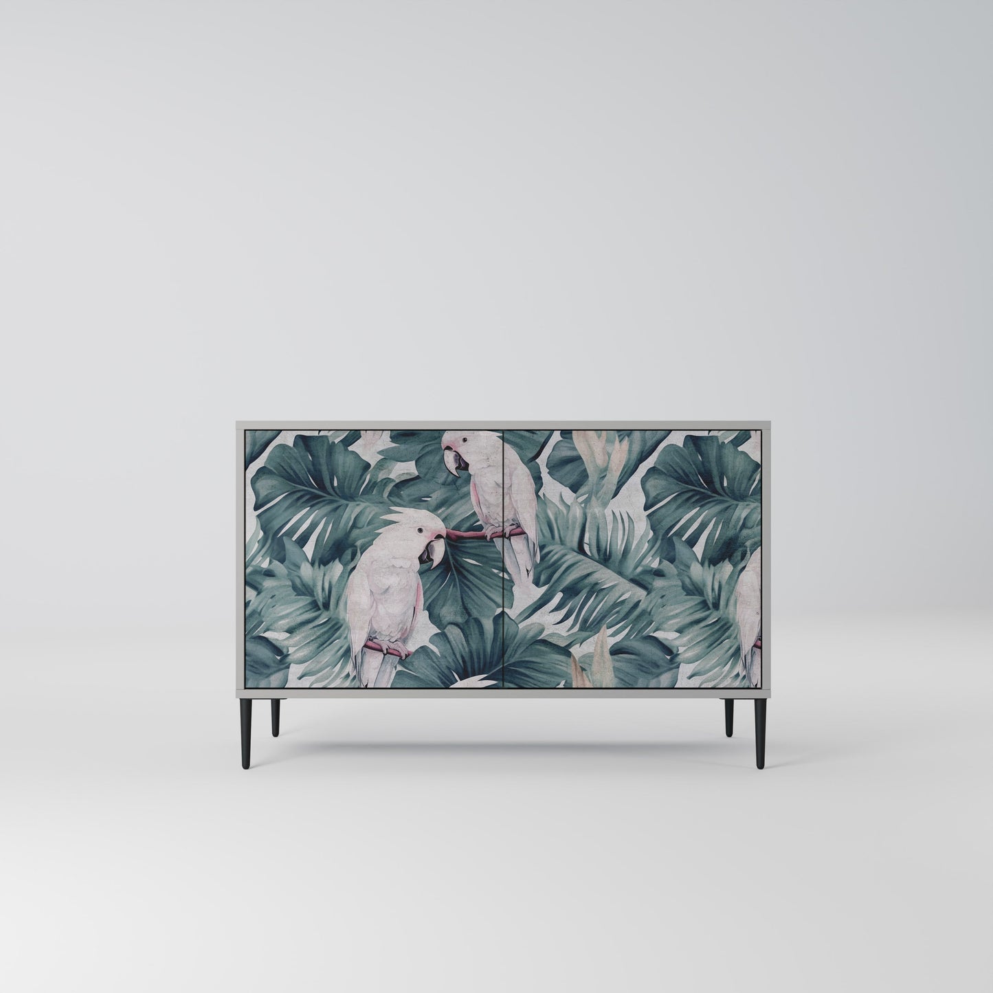 POPINJAY LOOK 2-Door Sideboard in Grey Finish