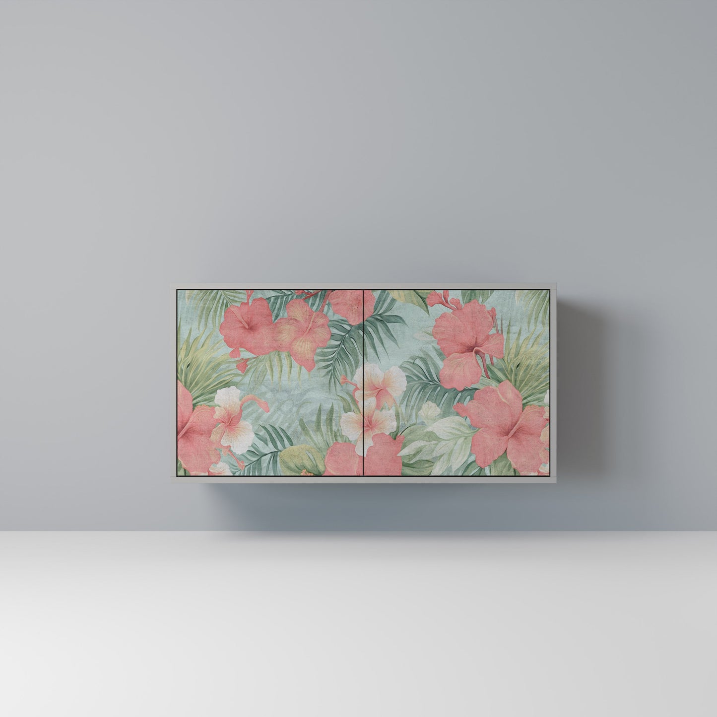 HAWAIIAN SPIRIT 2-Door Sideboard in Grey Finish