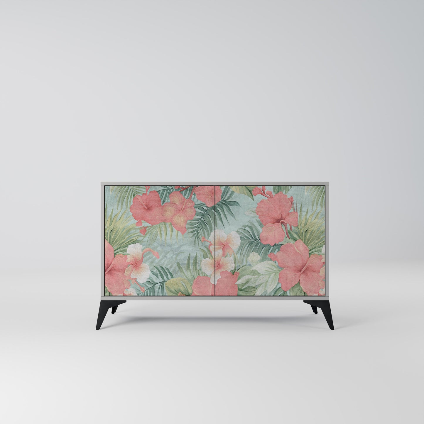 HAWAIIAN SPIRIT 2-Door Sideboard in Grey Finish