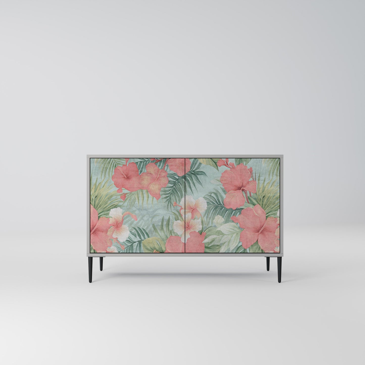 HAWAIIAN SPIRIT 2-Door Sideboard in Grey Finish