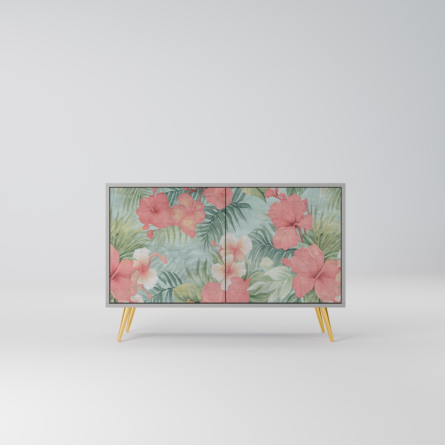 HAWAIIAN SPIRIT 2-Door Sideboard in Grey Finish