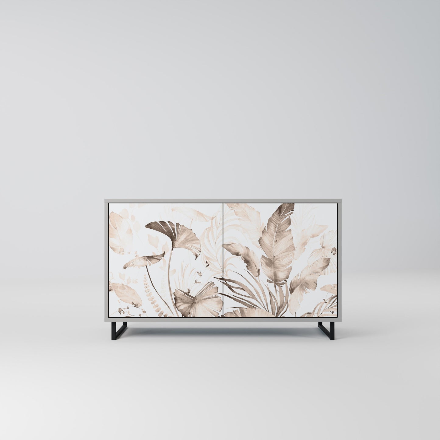 WILD TENDERNESS 2-Door Sideboard in Grey Finish