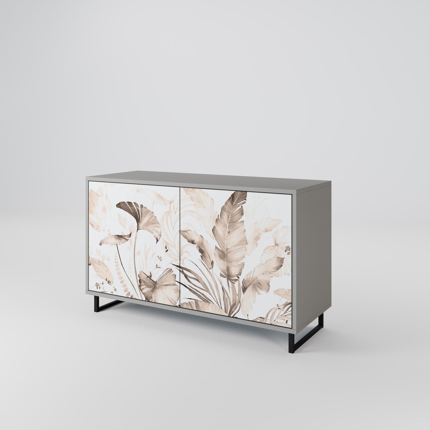 WILD TENDERNESS 2-Door Sideboard in Grey Finish