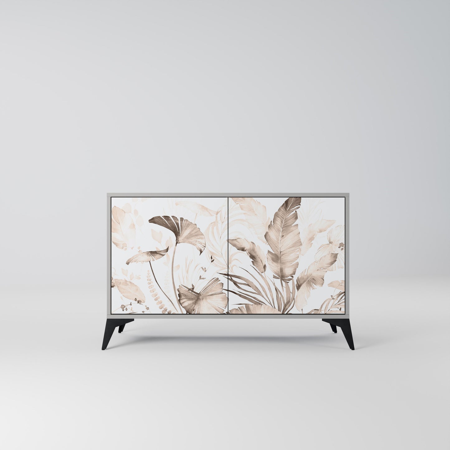 WILD TENDERNESS 2-Door Sideboard in Grey Finish