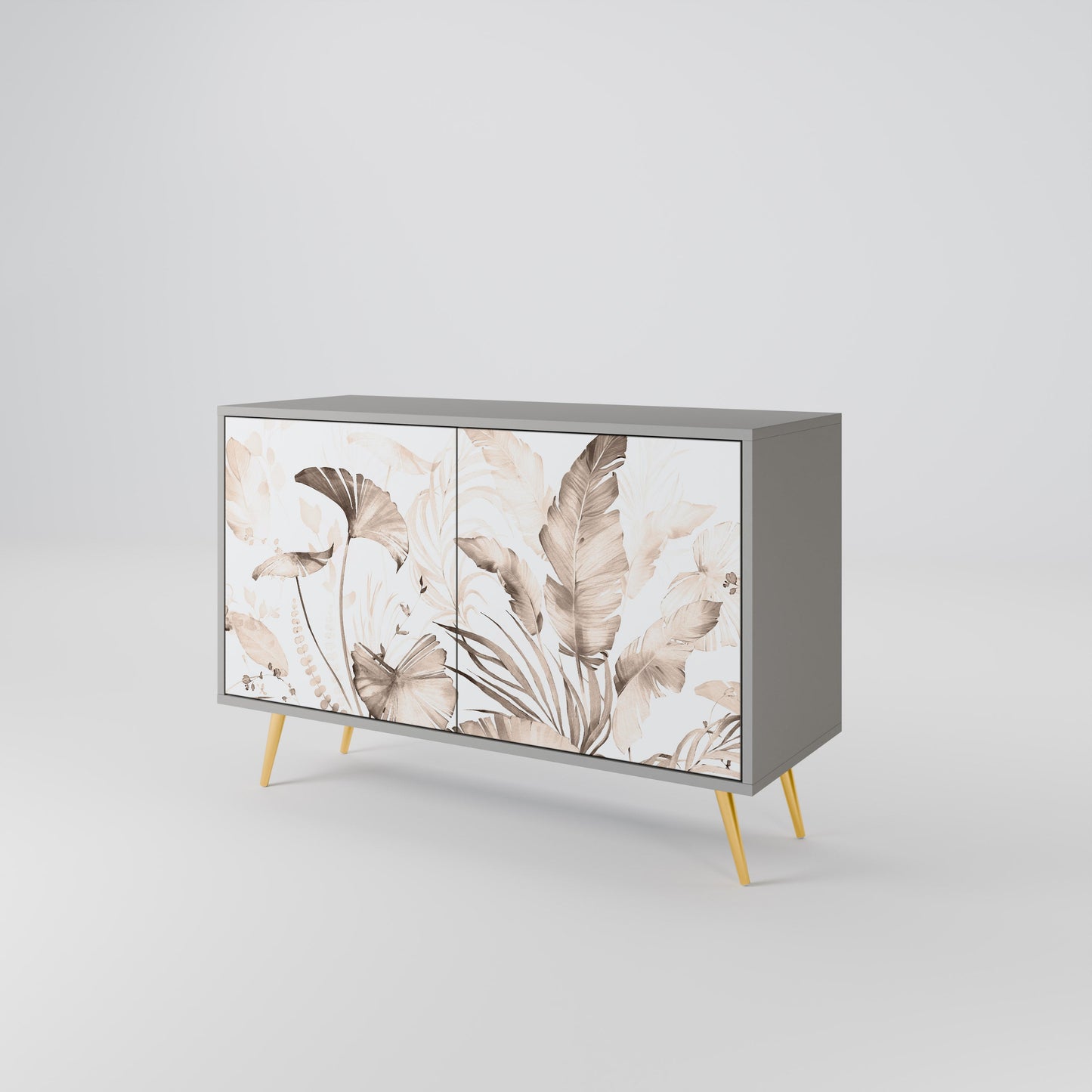 WILD TENDERNESS 2-Door Sideboard in Grey Finish