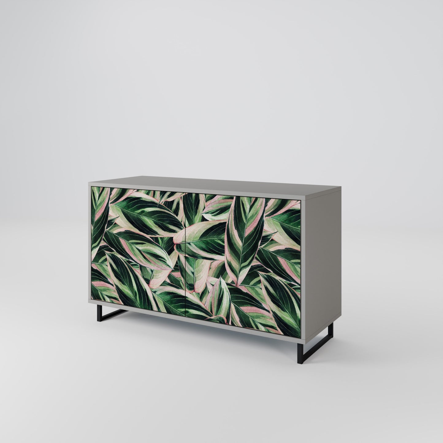 EERIE STROMANTHE 2-Door Sideboard in Grey Finish