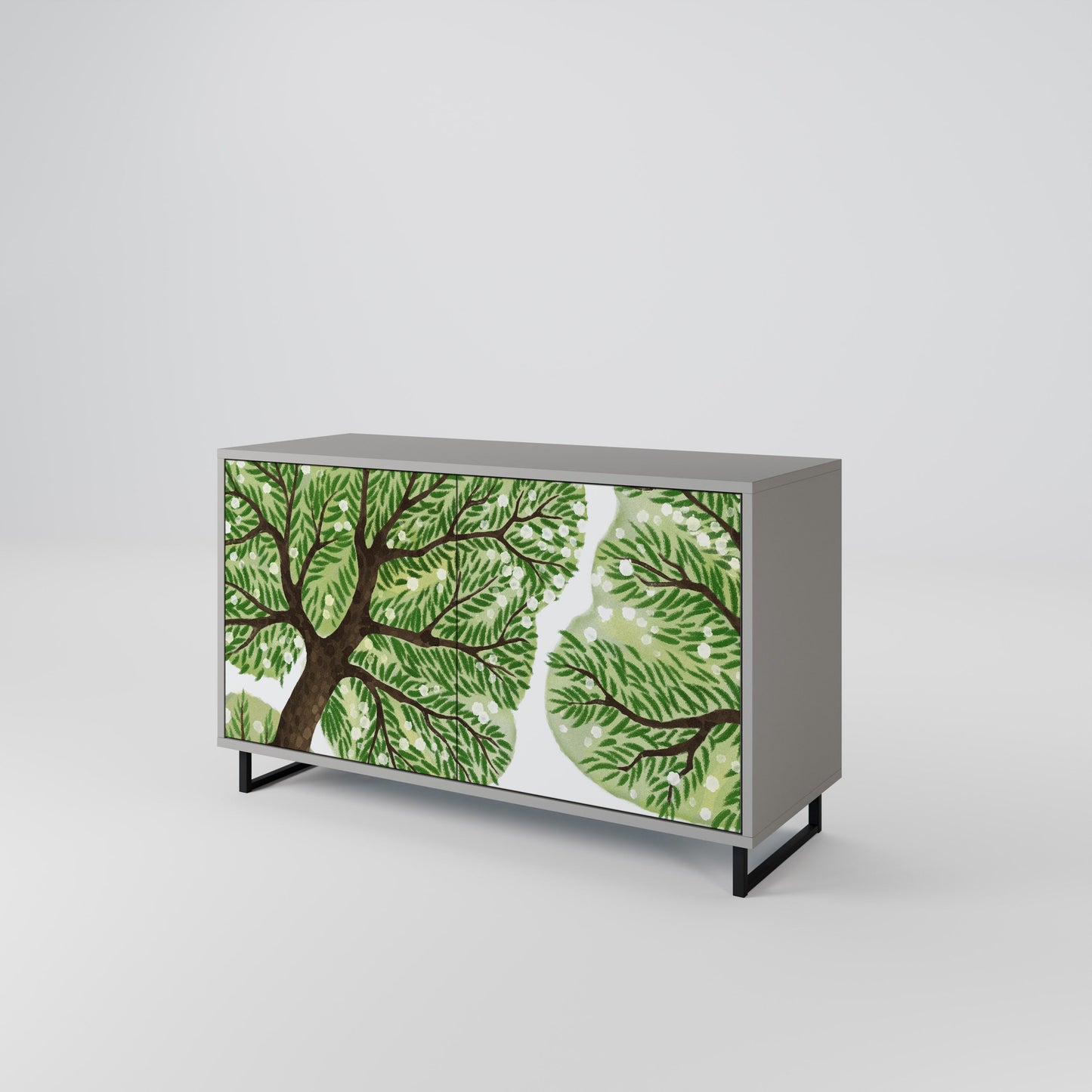 WILDERNESS DASH 2-Door Sideboard in Grey Finish