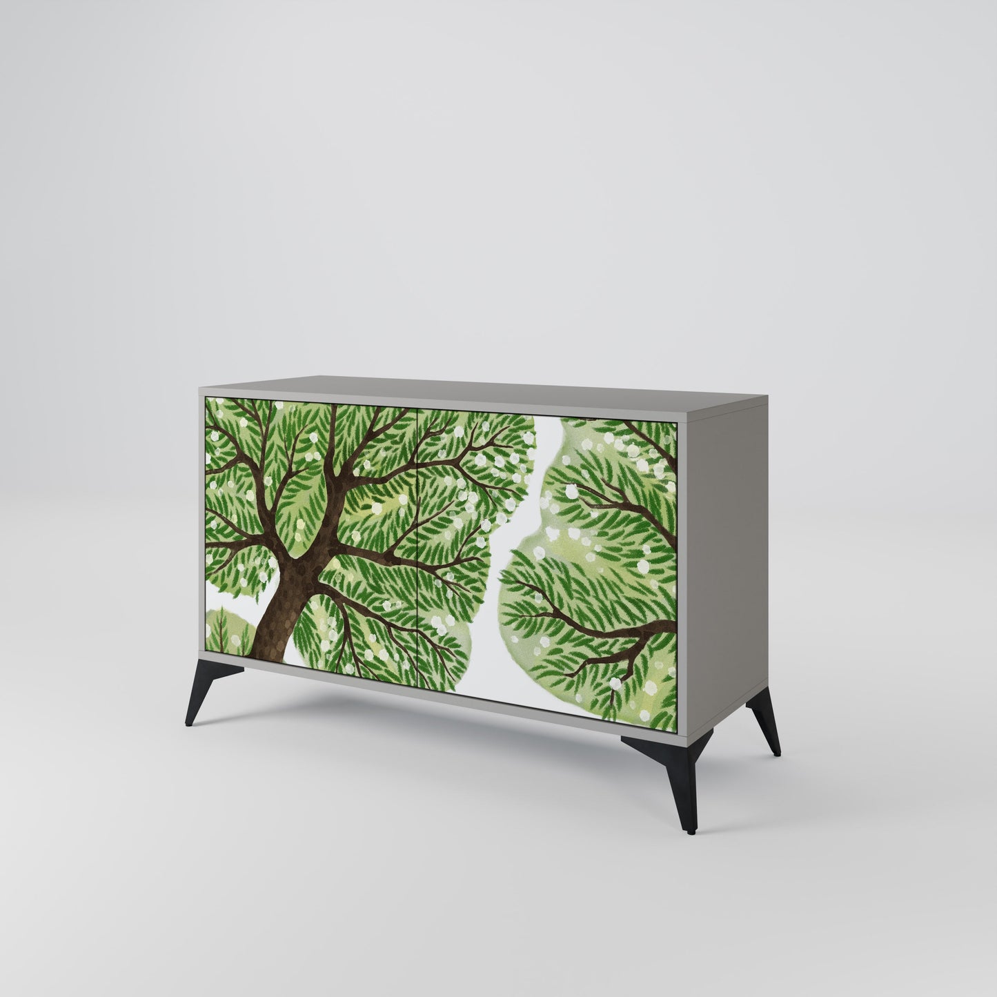 WILDERNESS DASH 2-Door Sideboard in Grey Finish
