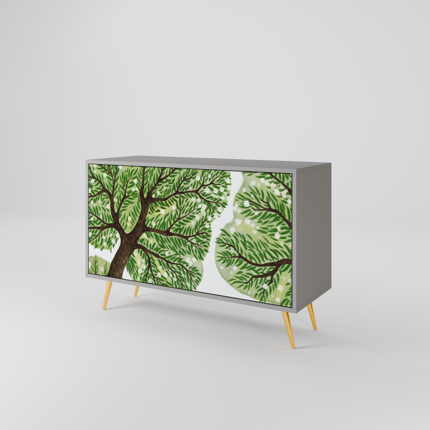 WILDERNESS DASH 2-Door Sideboard in Grey Finish