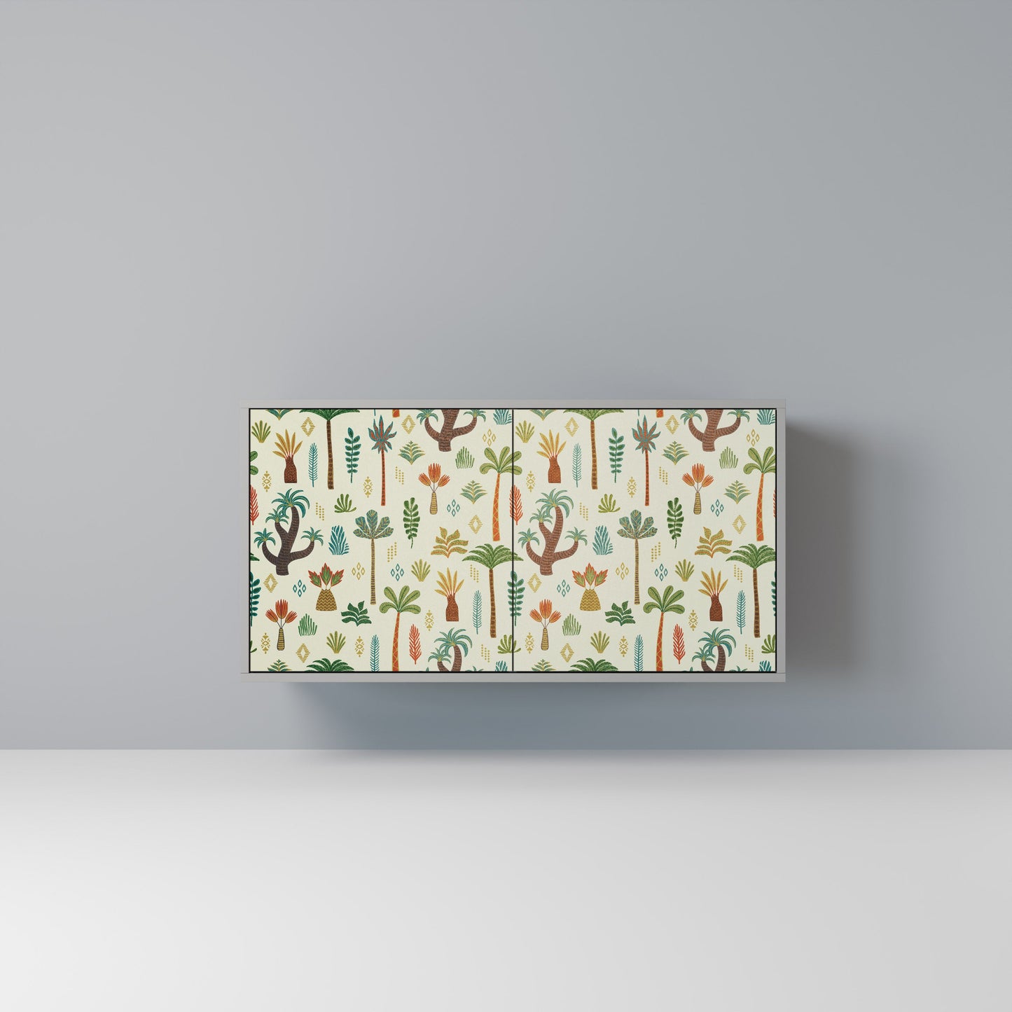 PALM SPRING 2-Door Sideboard in Grey Finish