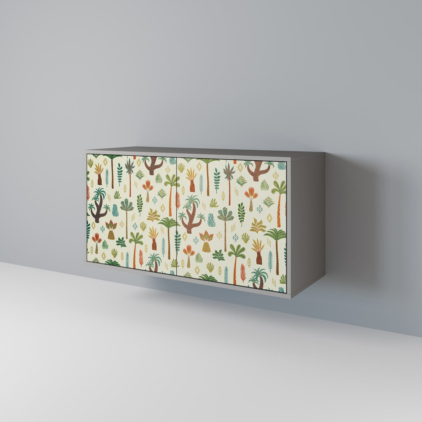PALM SPRING 2-Door Sideboard in Grey Finish