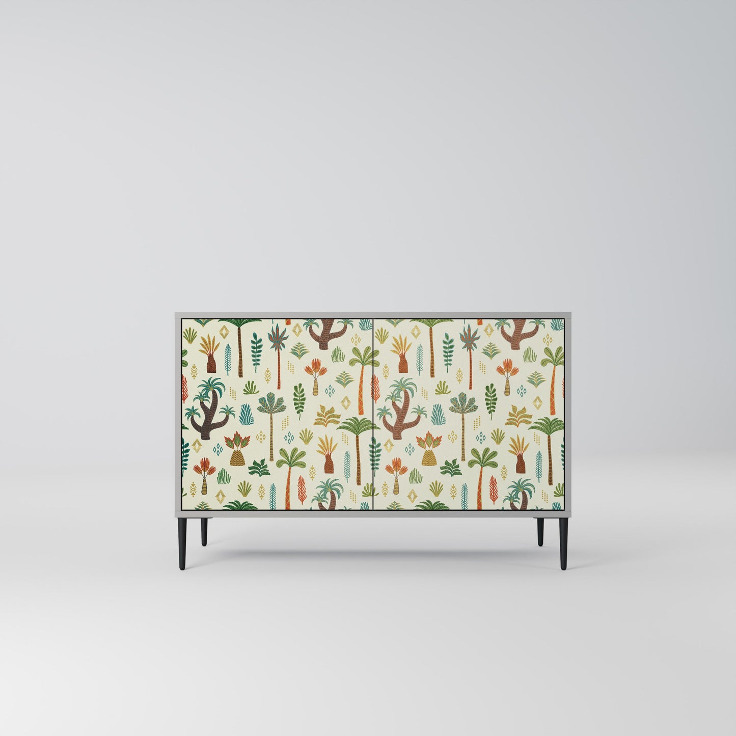 PALM SPRING 2-Door Sideboard in Grey Finish