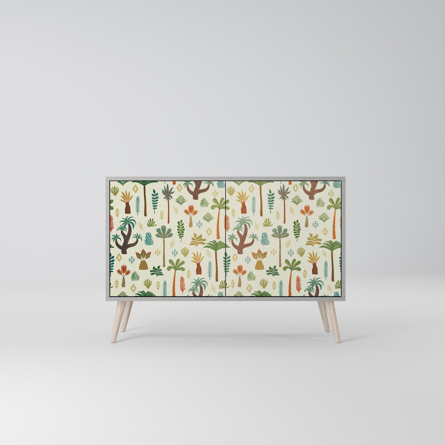 PALM SPRING 2-Door Sideboard in Grey Finish