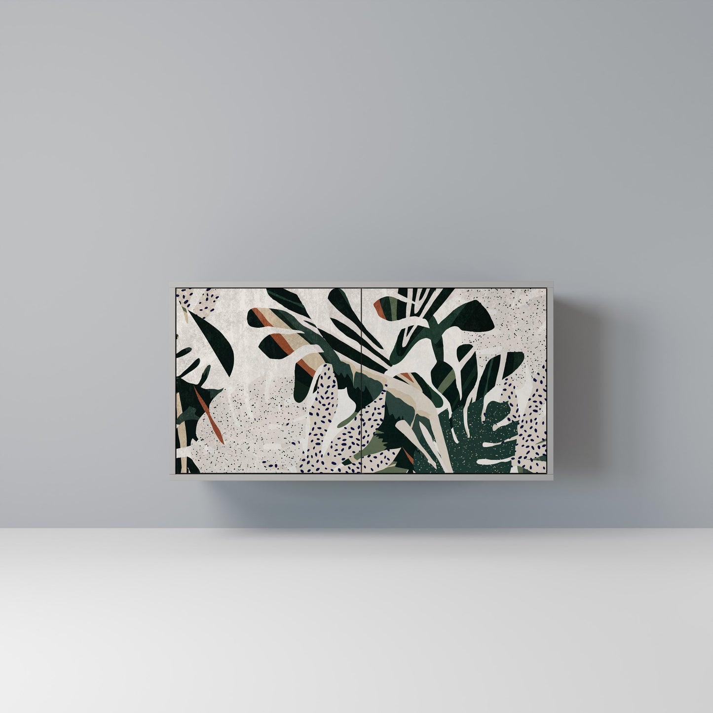 VERDURE FORMATION 2-Door Sideboard in Grey Finish